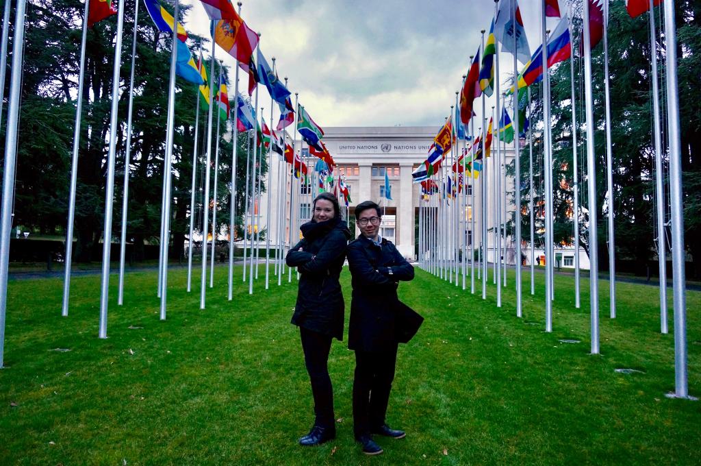 King at the UN Office in Geneva